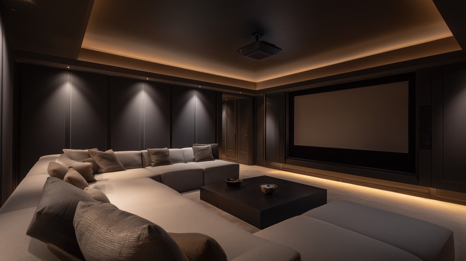 The best technology is the technology you hardly notice. Every detail is carefully integrated to protect the character of the interior while delivering an exceptional cinema experience.