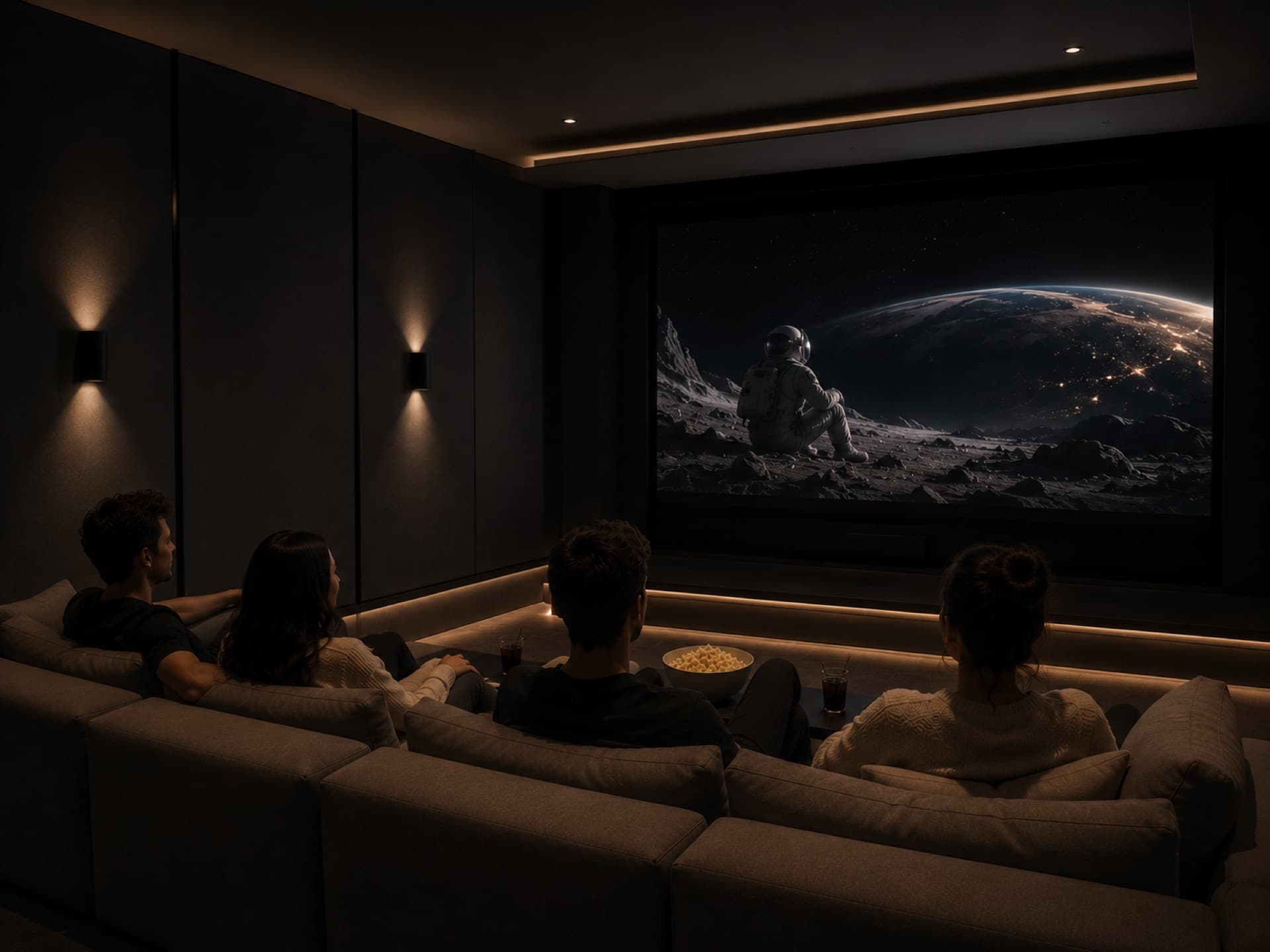 Every film becomes a cinematic event, with breathtaking visuals, room-filling sound, and lighting that naturally follows the story on screen.