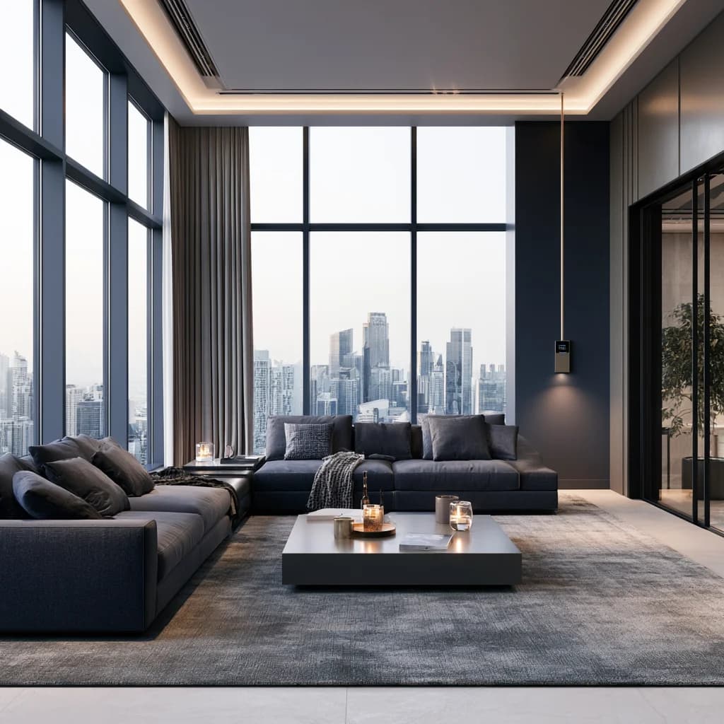 Premium residential development with unified smart lighting, climate, intercom and access across dozens of apartments